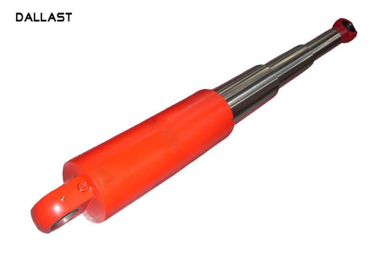 Sleeve Single Acting Spring Return Pneumatic Cylinder Oil Ram For Dump Truck Unload Trailers
